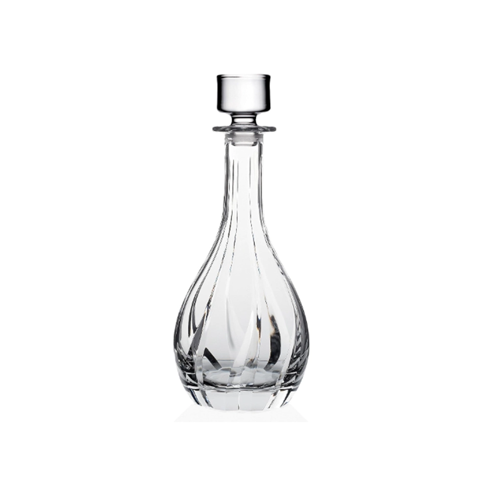 Garrafa Redonda Para Whisky Rcr Cristalleria Italiana Trix 900 Ml