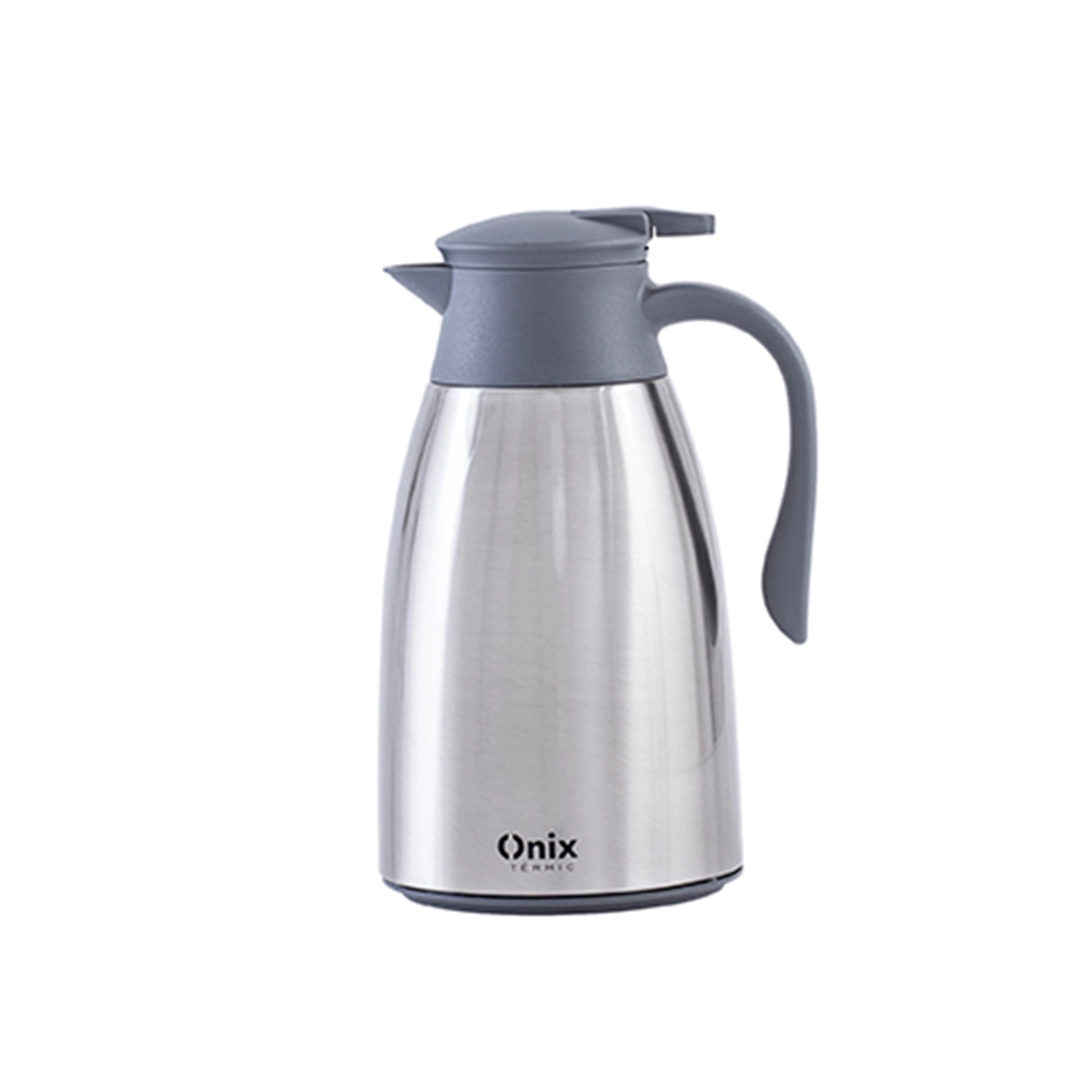 Garrafa Térmica Ampola de Vidro Gatilho Paramout Onix Térmic 1 Litro