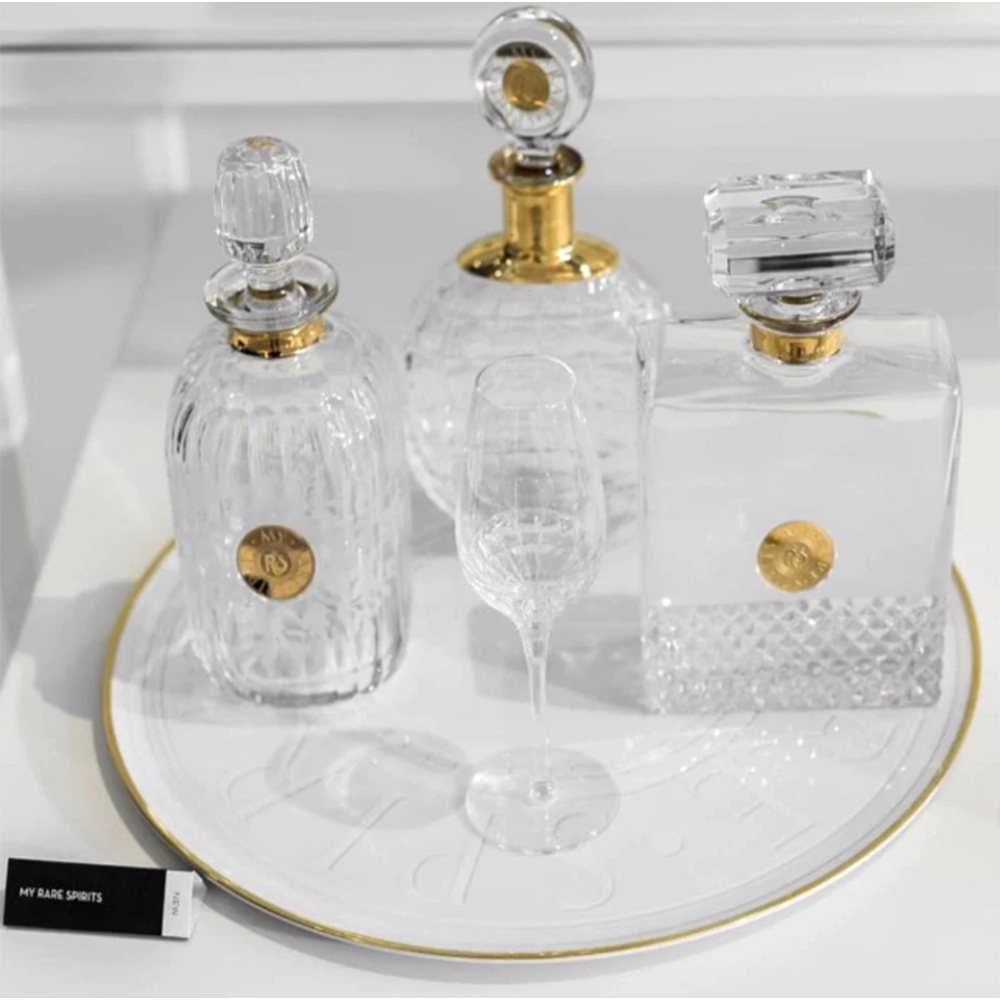 Garrafa Century Com Ouro My Rare Spirits - Vista Alegre Garrafa Century Com Ouro My Rare Spirits - Vista Alegre