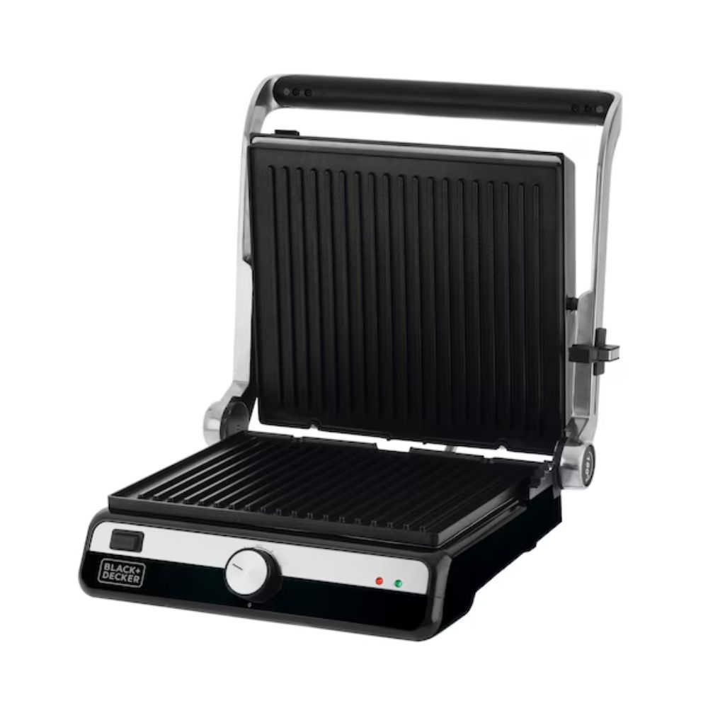 Grill Eletrico C/ Abertura Black + Decker Gourmand Gris G1500g