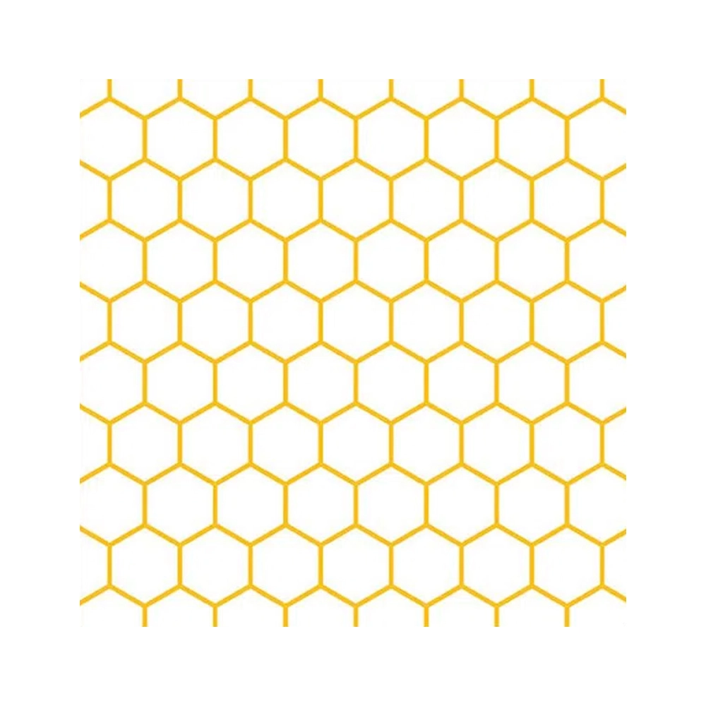 Guardanapo Ambiente Hexagon Yellow 33 X 33 Cm Guardanapo Ambiente Hexagon Yellow 33 X 33 Cm