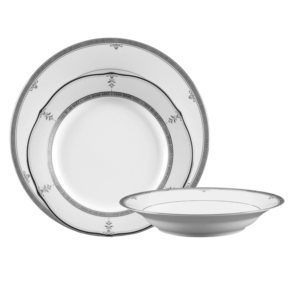 Jantar Noritake Buckingham Platinum