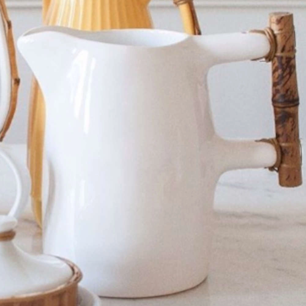 Jarra Sil Sonia Pierry Branca 19 X 14 Cm