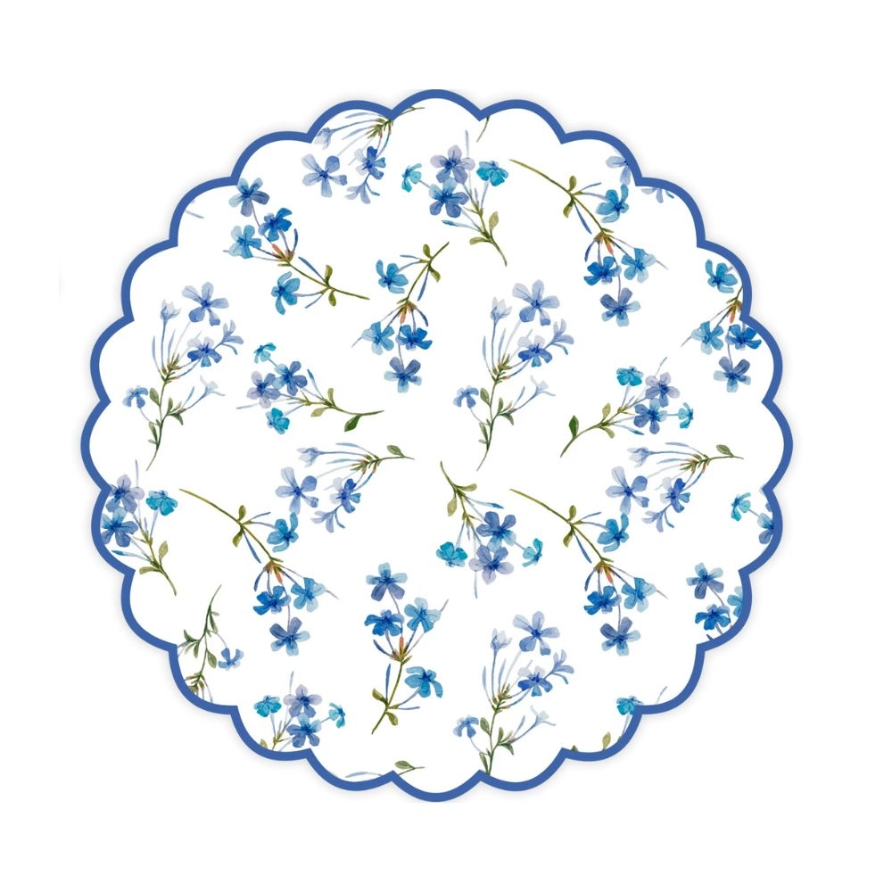 Jg C/ 12 Lugares Americano Blue - Zizy Prints