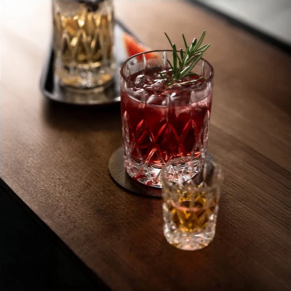 Jg C/ 4 Copos P/ Cachaca Mod. Show