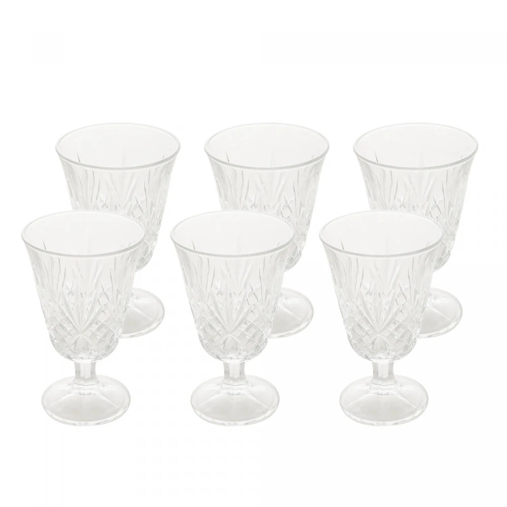 Jogo de Tacas Para Agua Lyor Dublin Transparente 250 Ml - 6 Pecas Jogo de Tacas Para Agua Lyor Dublin Transparente 250 Ml - 6 Pecas