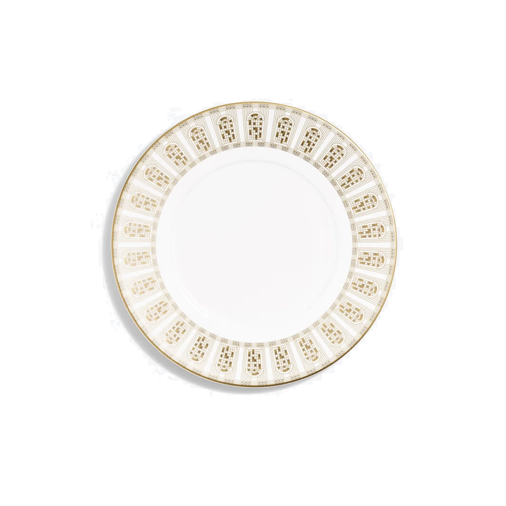 Jg Pratos Sobremesa Dourado Arcadia