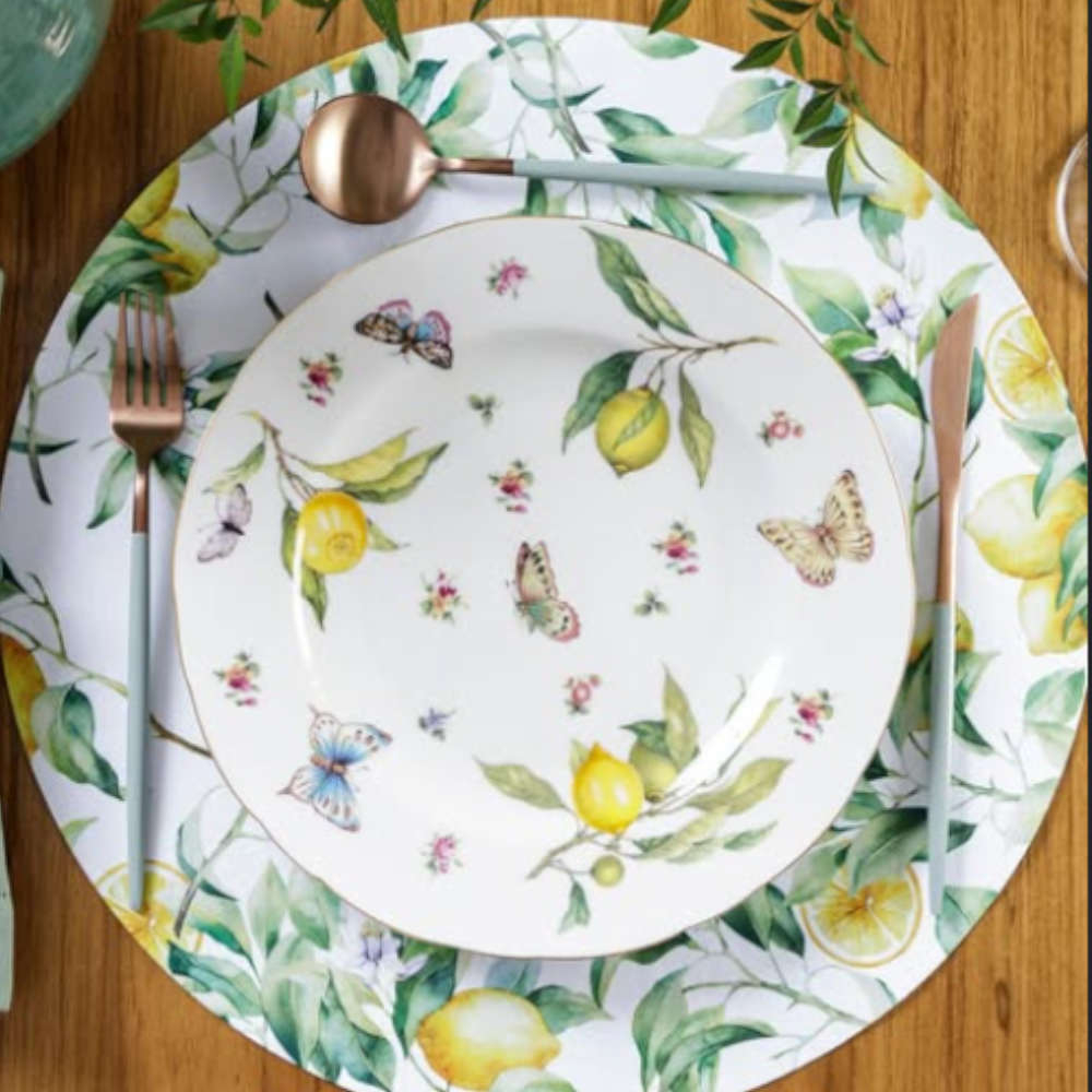 Jogo Americano Auguri Casa Acqua Limone 40 Cm - Cada