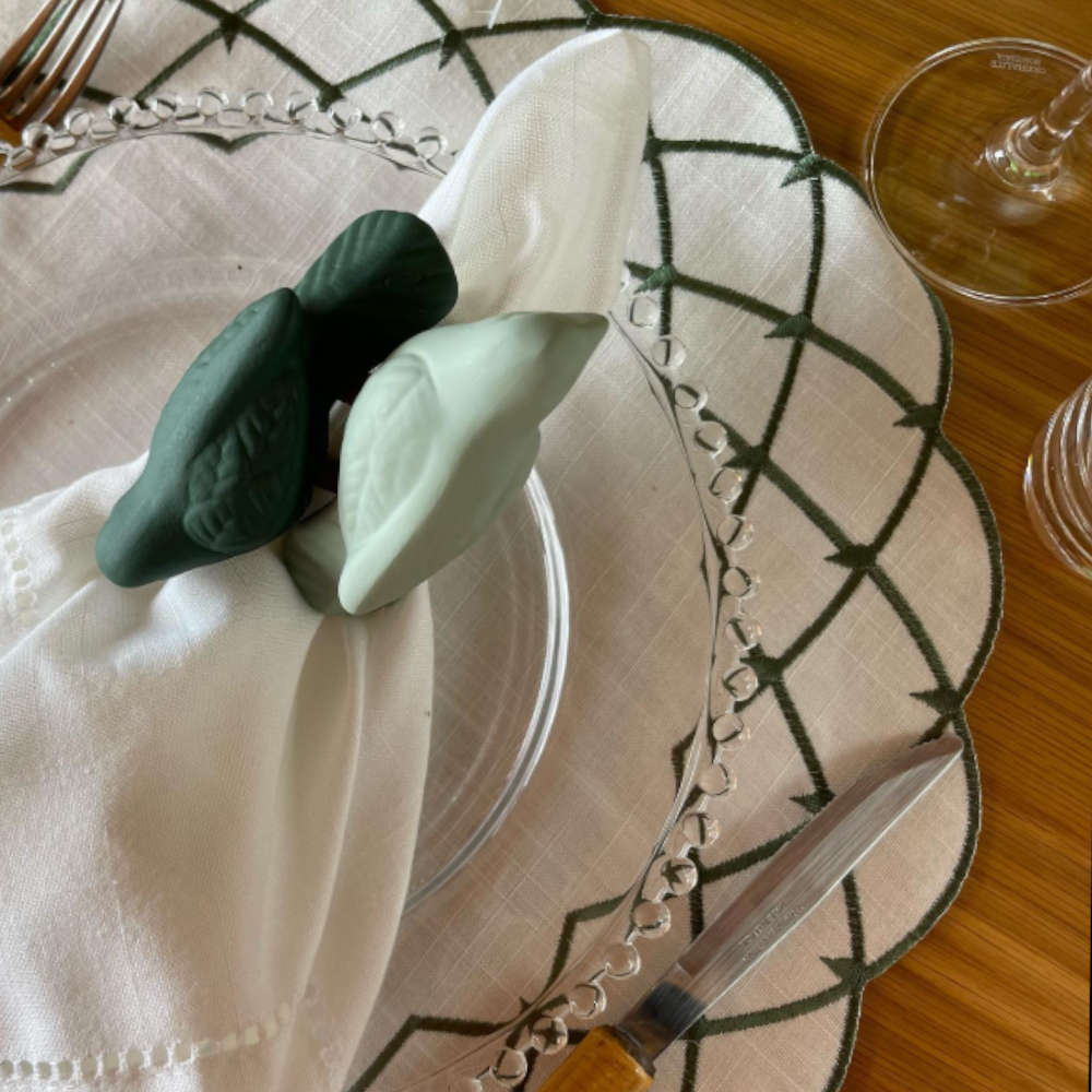 Jogo Americano Auguri Casa Stella Com Bordado 40 Cm - Cada