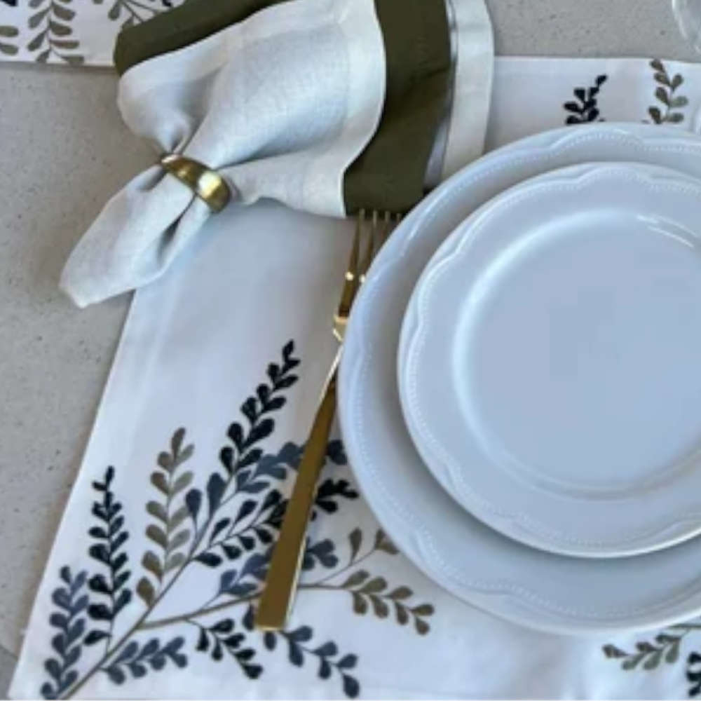 Jogo Americano Auguri Casa Vert 35 X 50 Cm - Cada