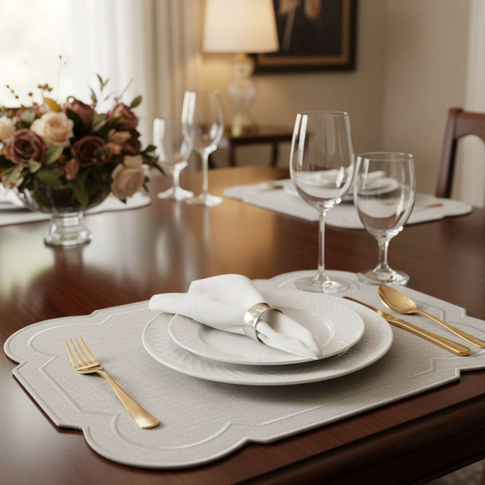 Jogo Americano Retangular Flor de Liss Poesia 48 X 37 Cm