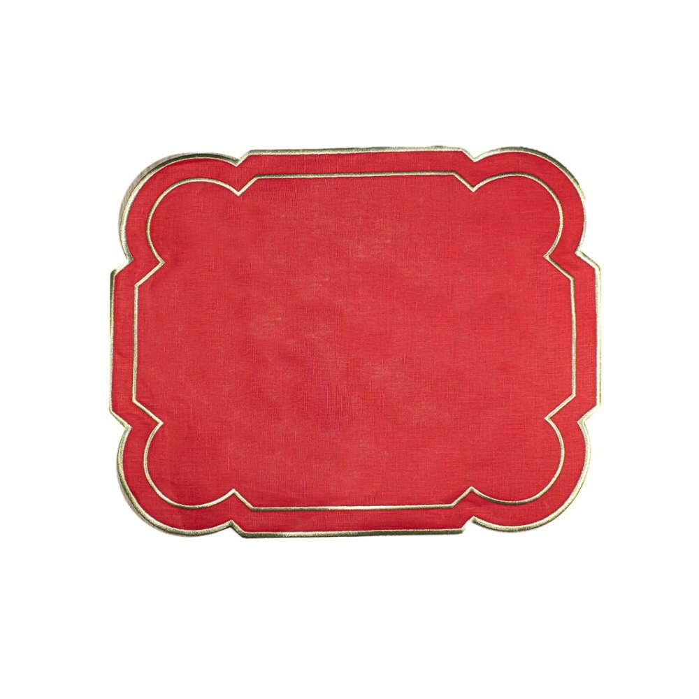 Jogo Americano Retangular Flor de Liss Poesia Natal 40 X 50 Cm