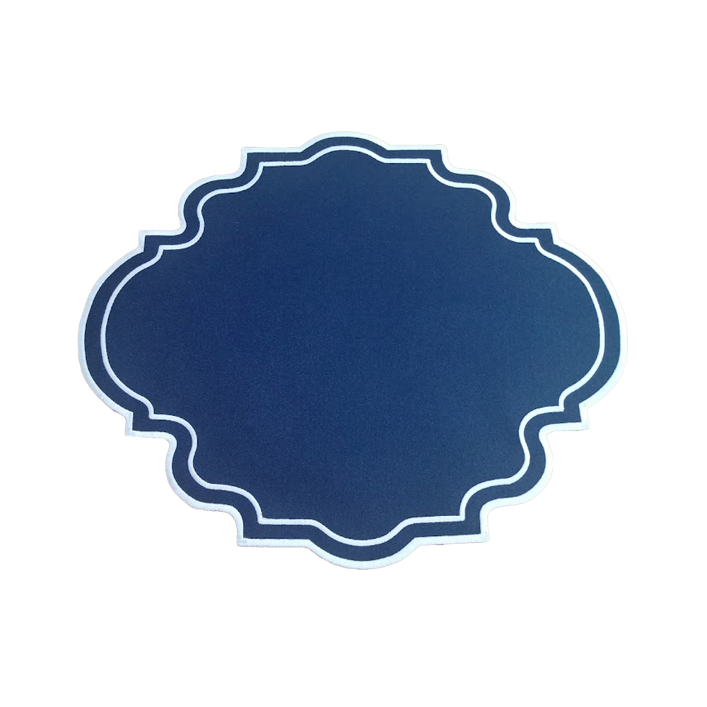 Jogo Americano Retangular Ld Home Decor Colorido Com Borda Branca 40 Cm - Cada Jogo Americano Retangular Ld Home Decor Colorido Com Borda Branca 40 Cm - Cada