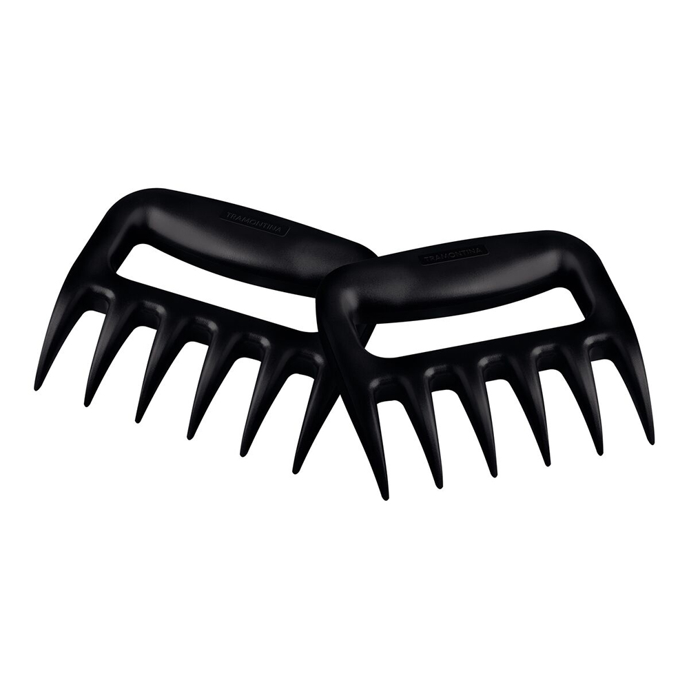 Jogo C/ 2 Garras Multiuso Tramontina Churrasco Black