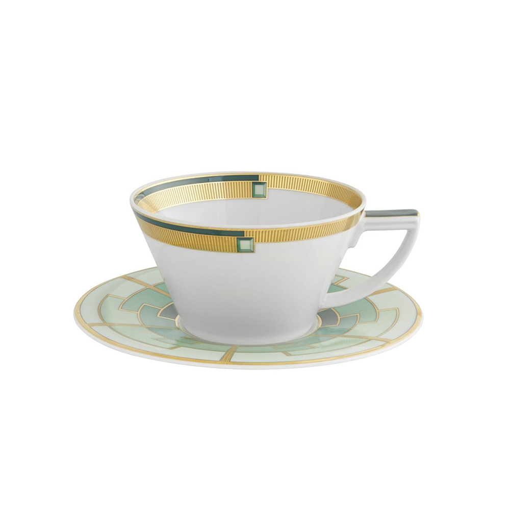 Jogo C/4 Xicaras Para Cha Vista Alegre Emerald 256 Ml