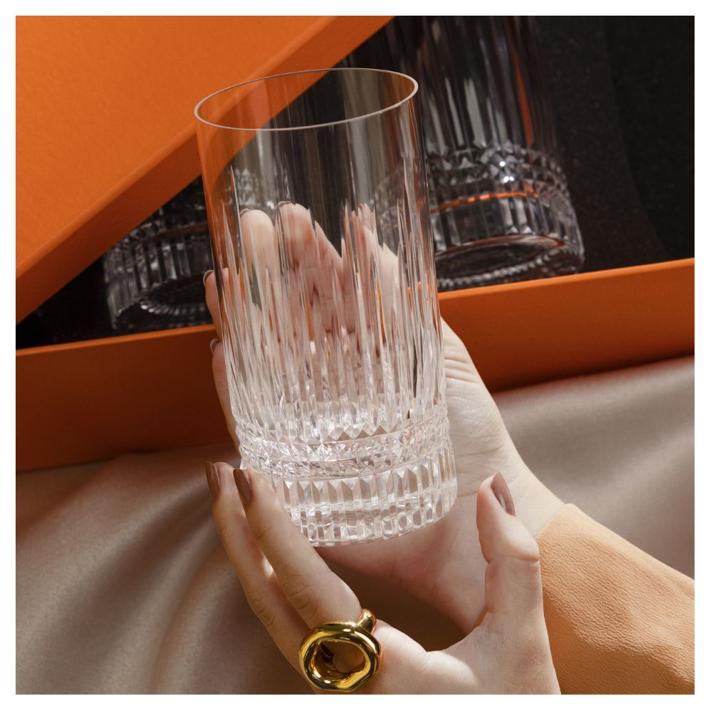 Jogo C/ 6 Copos Long Drink Strauss Harmonia 400 Ml