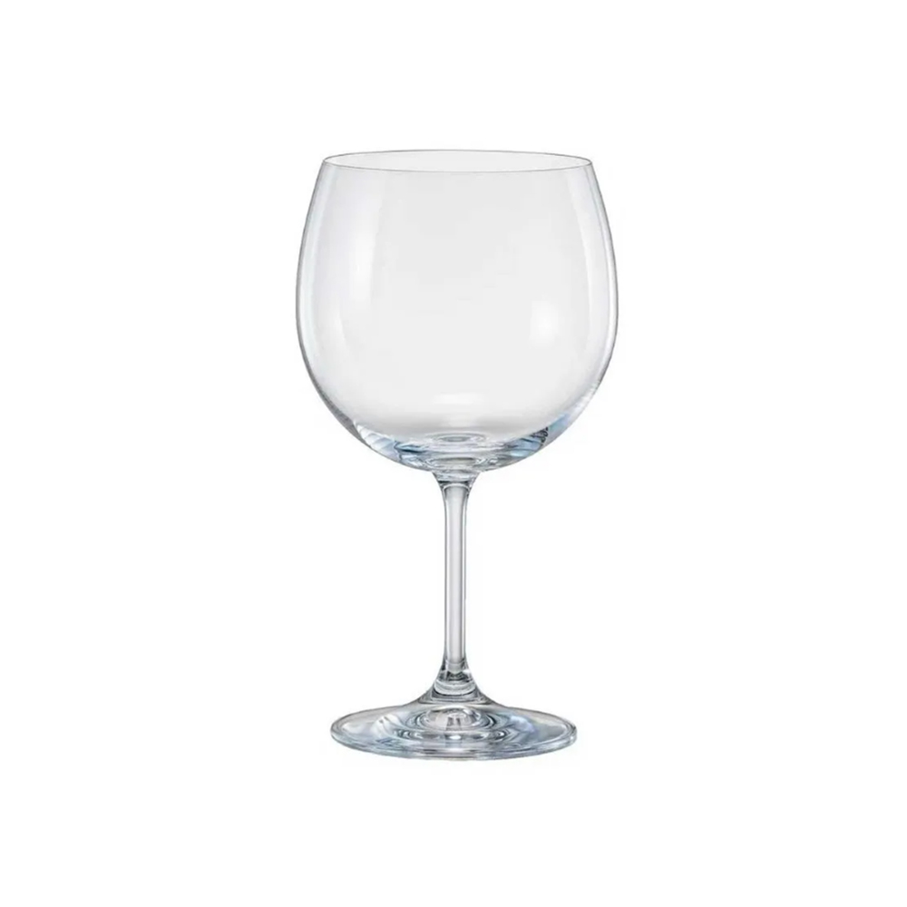 Jogo C / 6 Tacas Para Vinho Bourgogne Bohemia Barbara 670 Ml