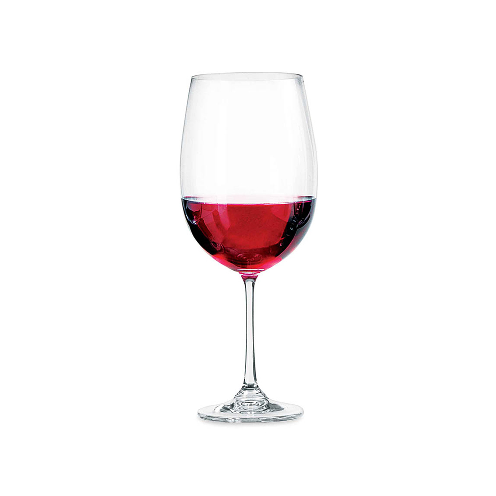 Jogo C / 6 Tacas Para Vinho Cabernet Bohemia Barbara 630 Ml