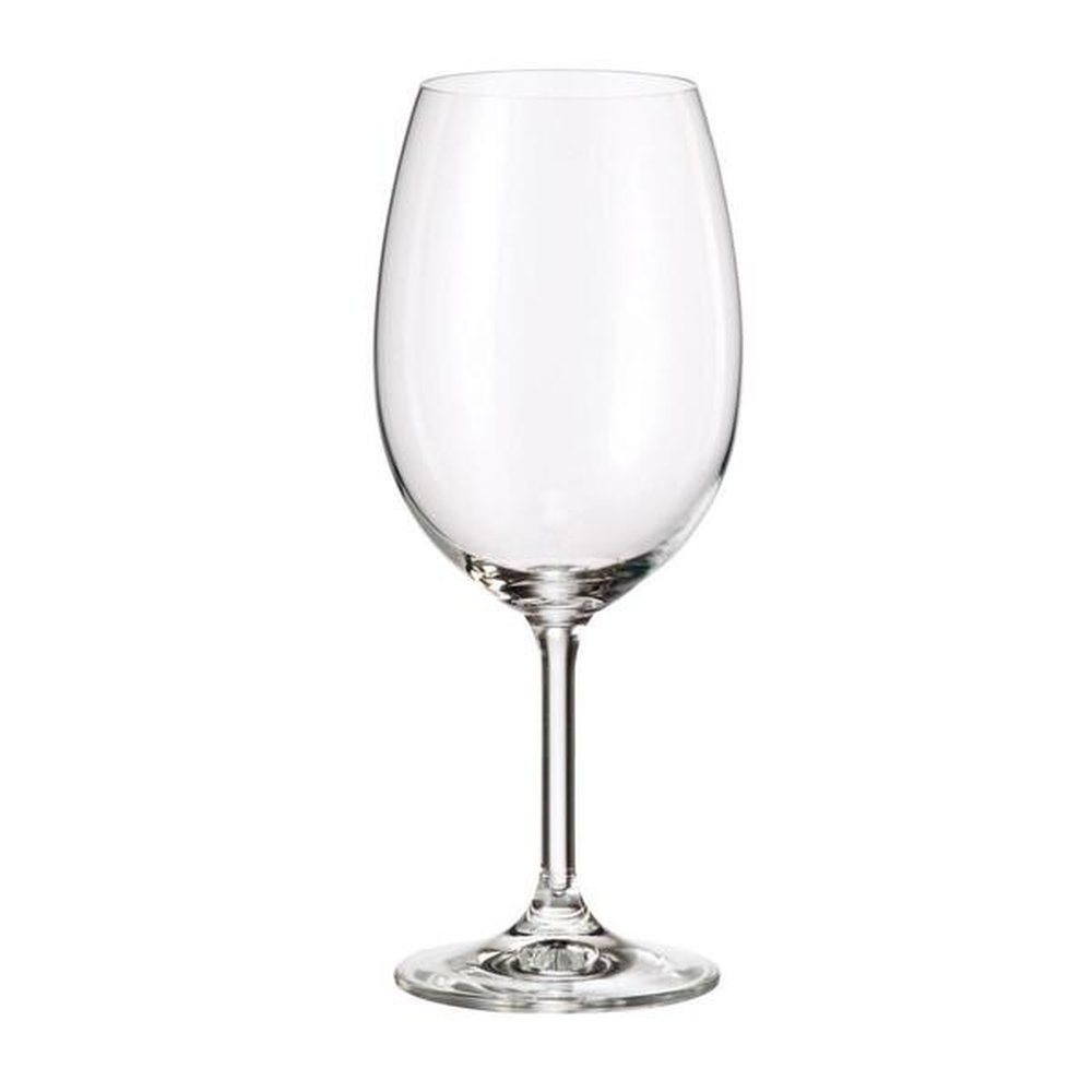 Jogo C / 6 Tacas Para Vinho Tinto Bohemia Fulica 630 Ml
