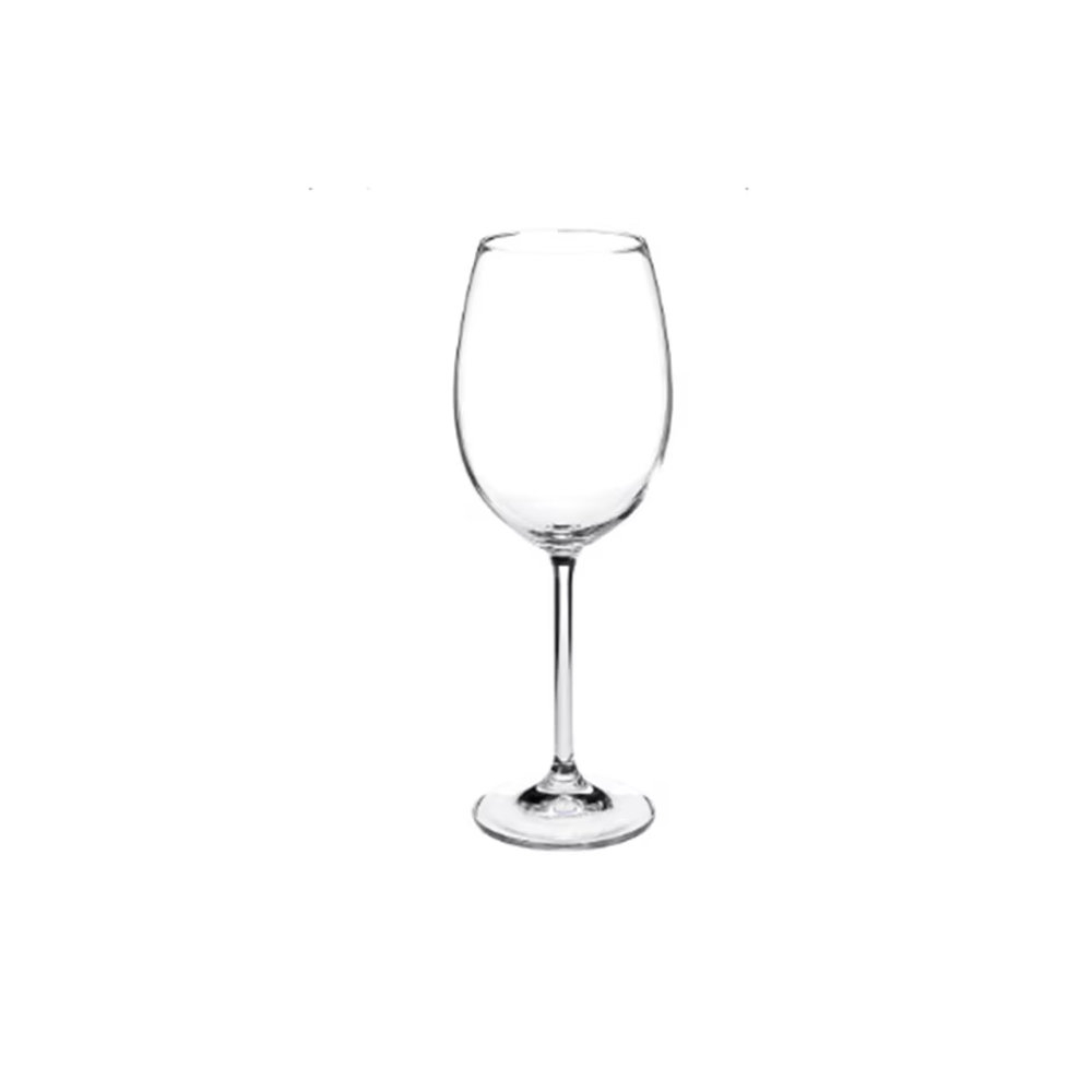 Jogo C / 6 Tacas Para Vinho Tinto Bohemia Fulica 640 Ml