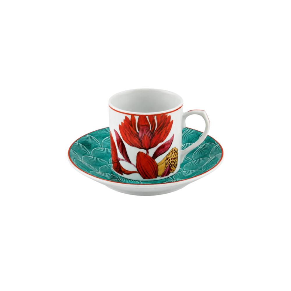 Jogo C/4 Xicaras P/ Cafe C/ Pires Lotus Liberty Vista Alegre 90 Ml Jogo C/4 Xicaras P/ Cafe C/ Pires Lotus Liberty Vista Alegre 90 Ml