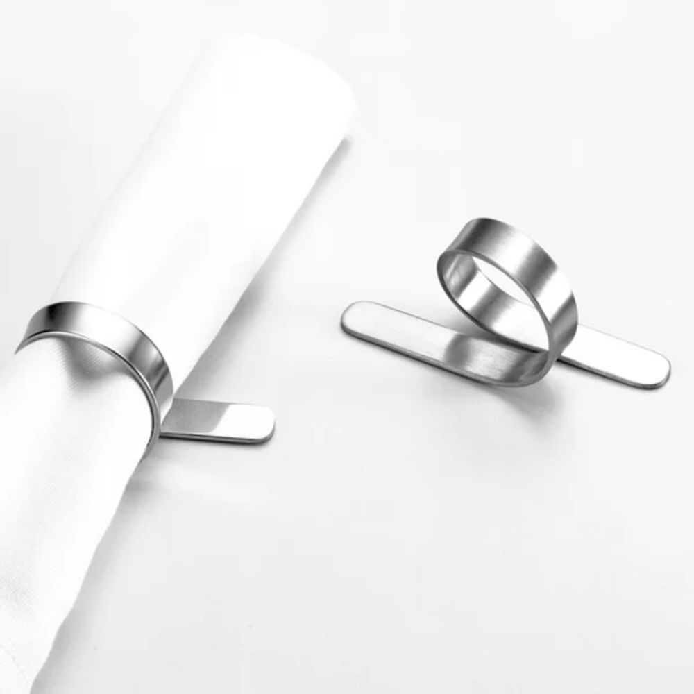 Jogo C/6 Argolas Para Guardanapo Riva Sissa