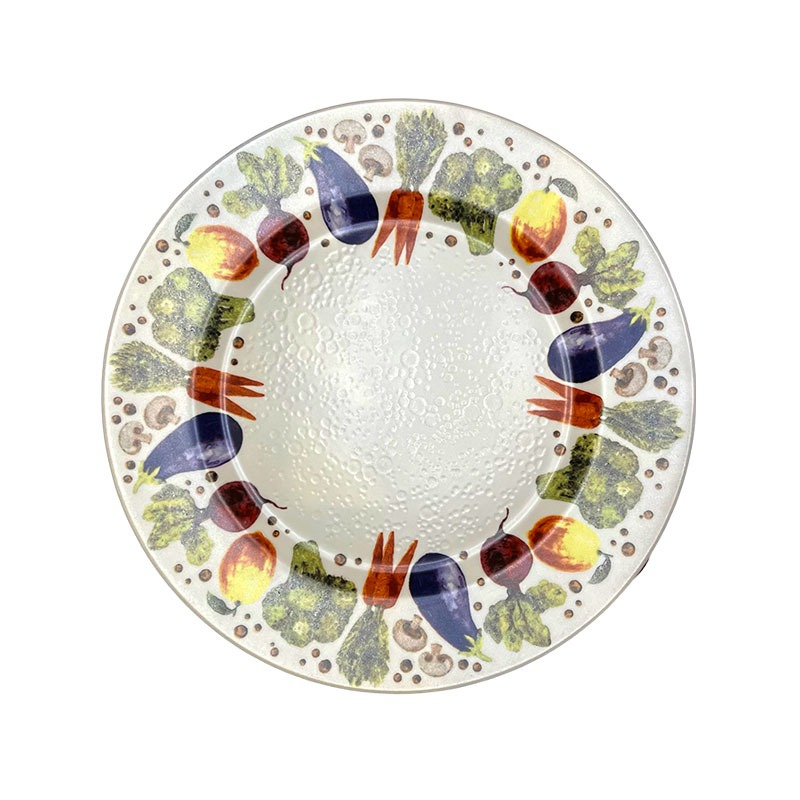 Jogo C/6  Pratos Rasos Cs Horta 29 Cm
