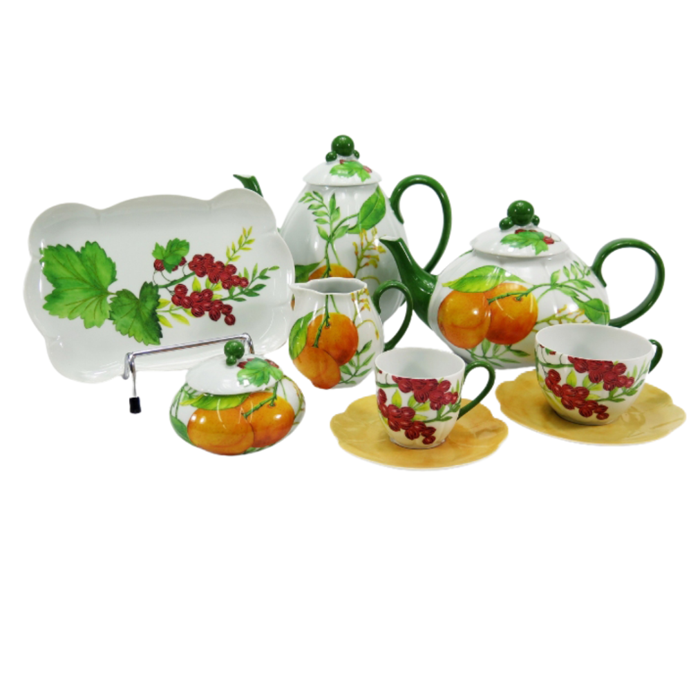 Jogo C/ 29pecas Cha e Cafe Royal Limoges Mazarin Fruits