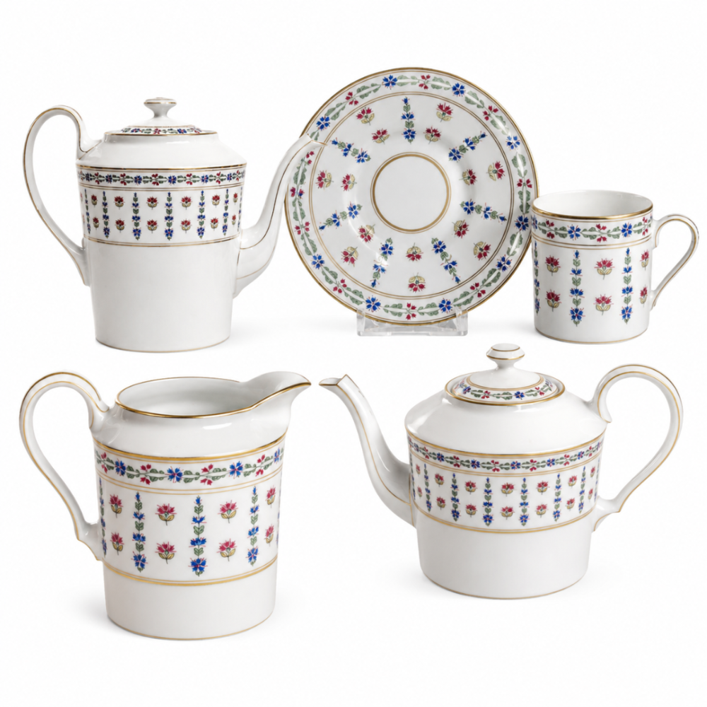Jogo C/ 28 Pecas Cha e Cafe Royal Limoges Mazarin Langeais