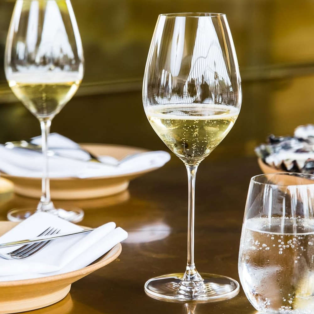 Jogo Com 2 Tacas Para Champanhe/vinho Branco Veritas Riedel