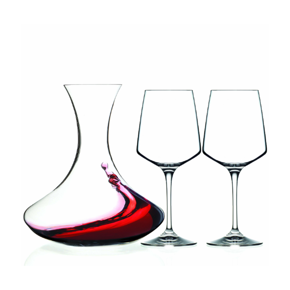 Jogo Com 3 Pecas Para Vinho Tinto Aria