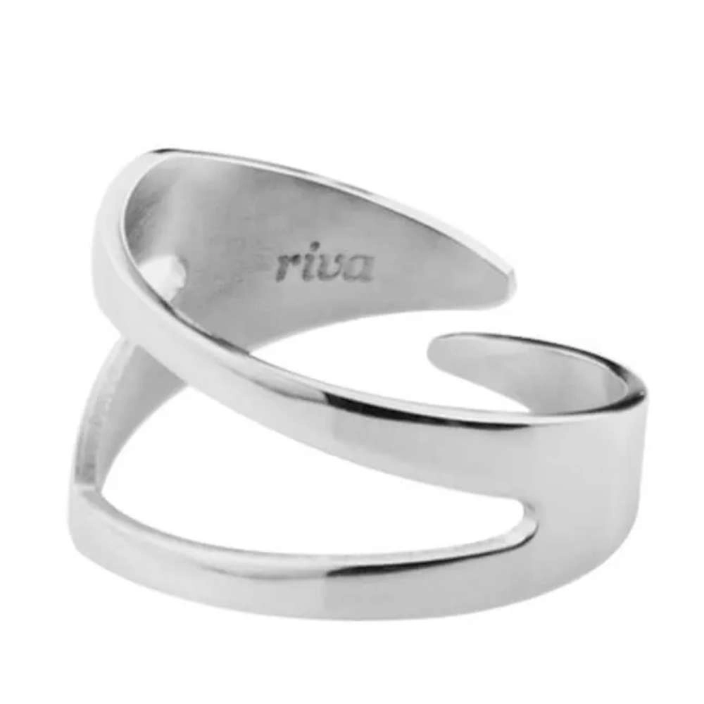 Jogo de Argolas de Guardanapo Riva Sava Aco Inox