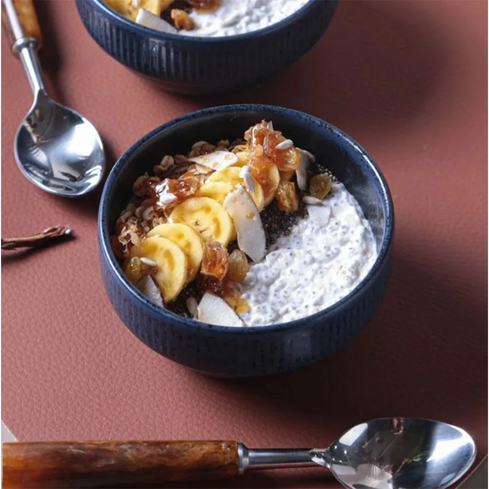 Jogo de Bowls Empilhavel Porto Brasil Linhas Night Blue 330 Ml