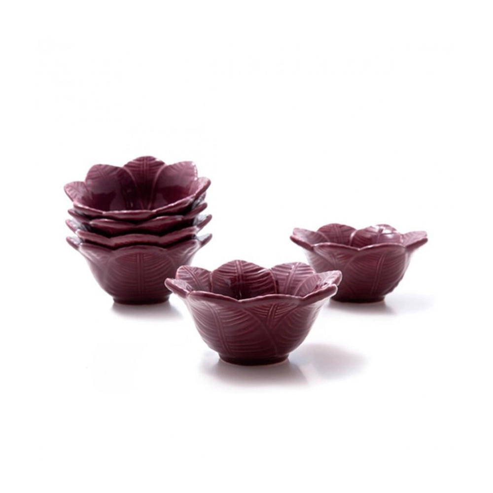 Jogo de Bowls Porto Brasil Leaves 372 Ml - 6 Peças