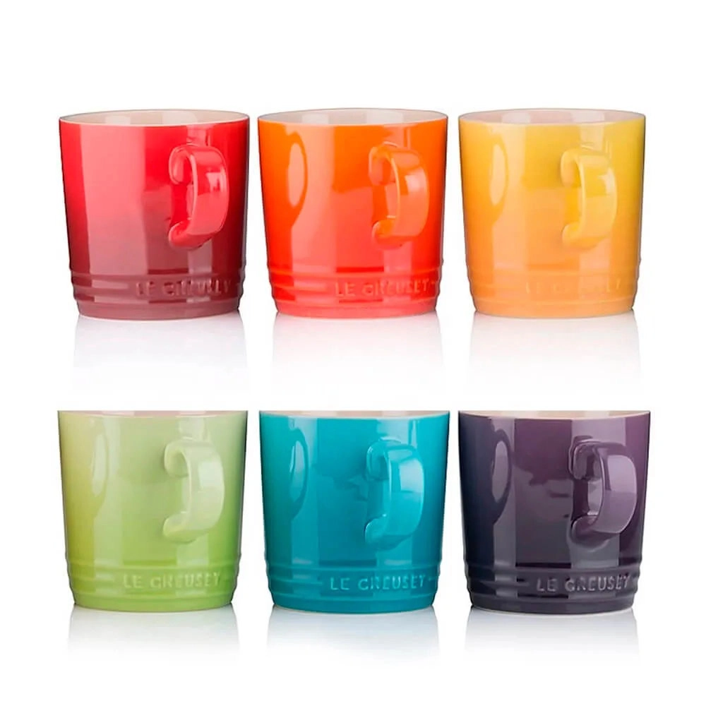 Jogo de Canecas Para Cappuccino Le Creuset Gift Collection 200 Ml - 6 Peças Jogo de Canecas Para Cappuccino Le Creuset Gift Collection 200 Ml - 6 Peças