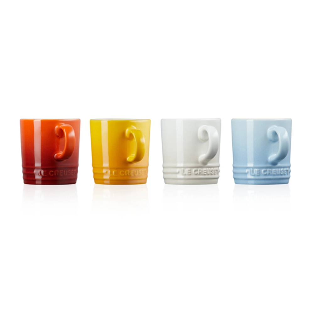 Jogo de Canecas Para Espresso Le Creuset Elements 100 Ml - 4 Peças