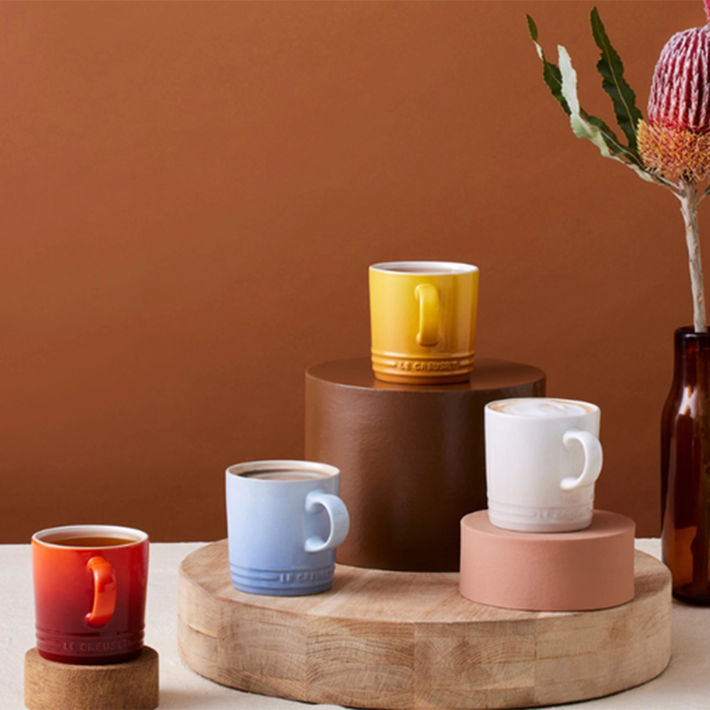 Jogo de Canecas Para Espresso Le Creuset Elements 100 Ml - 4 Peças