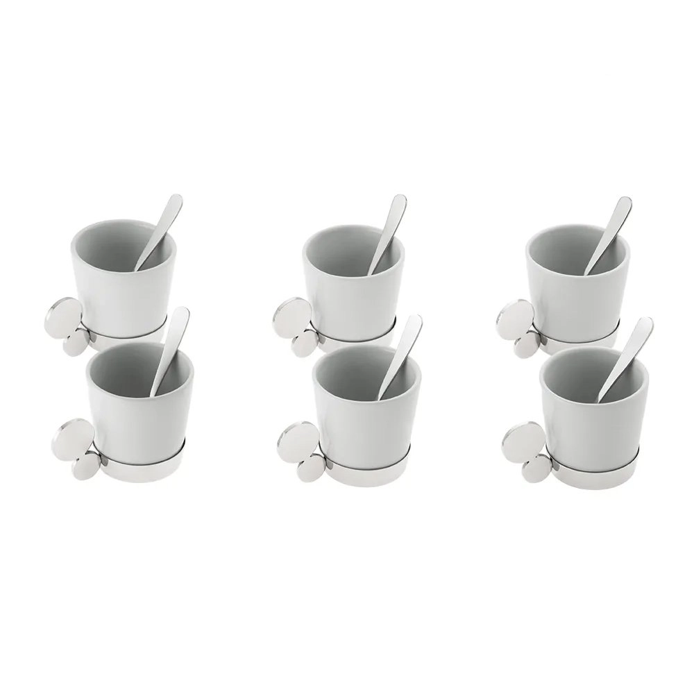 Jogo de Colheres de Cafe Riva Novara Aco Inox Jogo de Colheres de Cafe Riva Novara Aco Inox