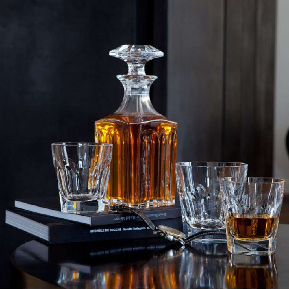 Jogo de Copos Altos Para Whisky Baccarat Harcourt 1841 480 Ml 2 Pecas