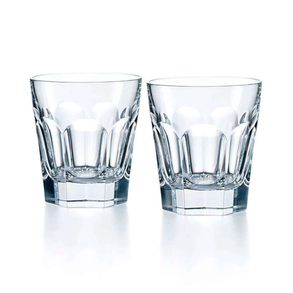 Jogo de Copos Altos Para Whisky Baccarat Harcourt 1841 480 Ml 2 Pecas