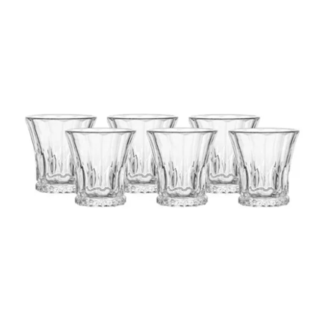 Jogo de Copos Baixos Haüskraft Glacial 215 Ml - 6 Peças