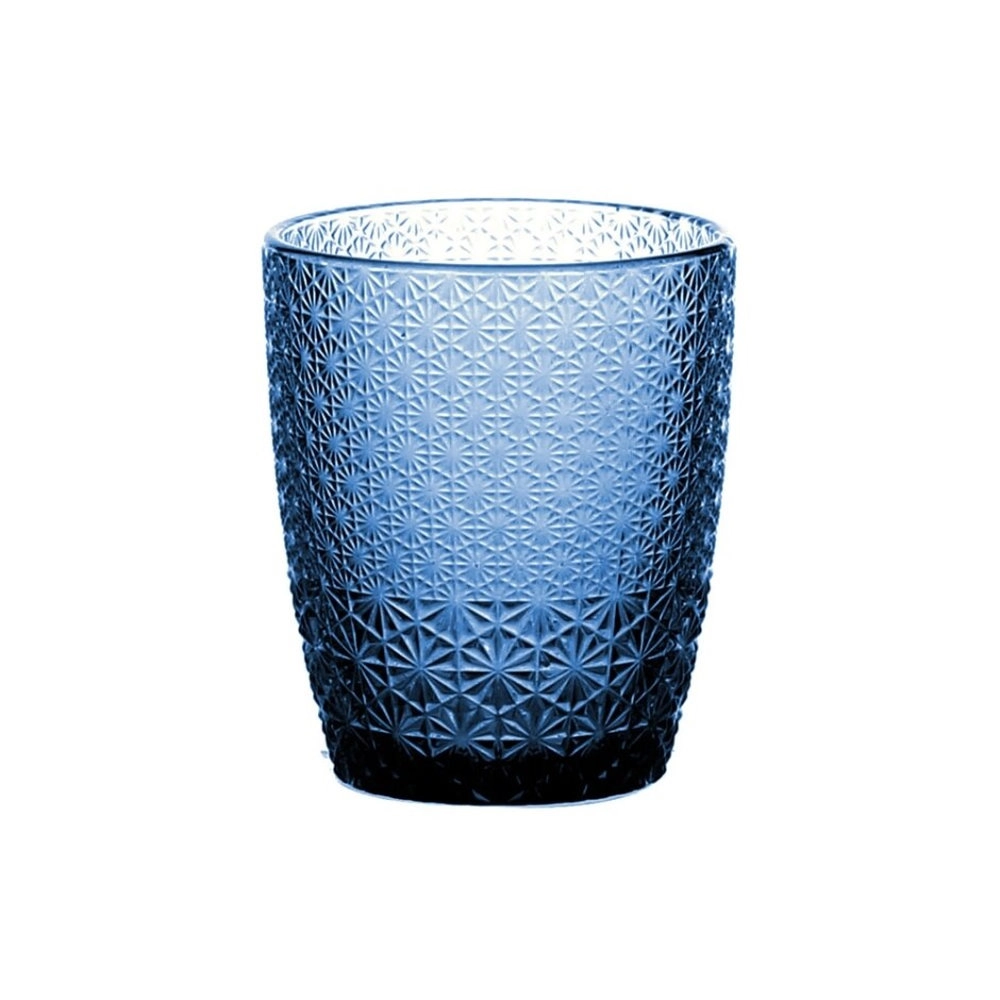 Jogo de Copos Baixos Hub.me Com Detalhe Texturizado Azul 340 Ml - 4 Pecas Jogo de Copos Baixos Hub.me Com Detalhe Texturizado Azul 340 Ml - 4 Pecas