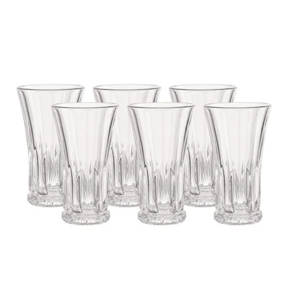 Jogo de Copos Long Drink Haüskraft Glacial 265 Ml - 6 Peças