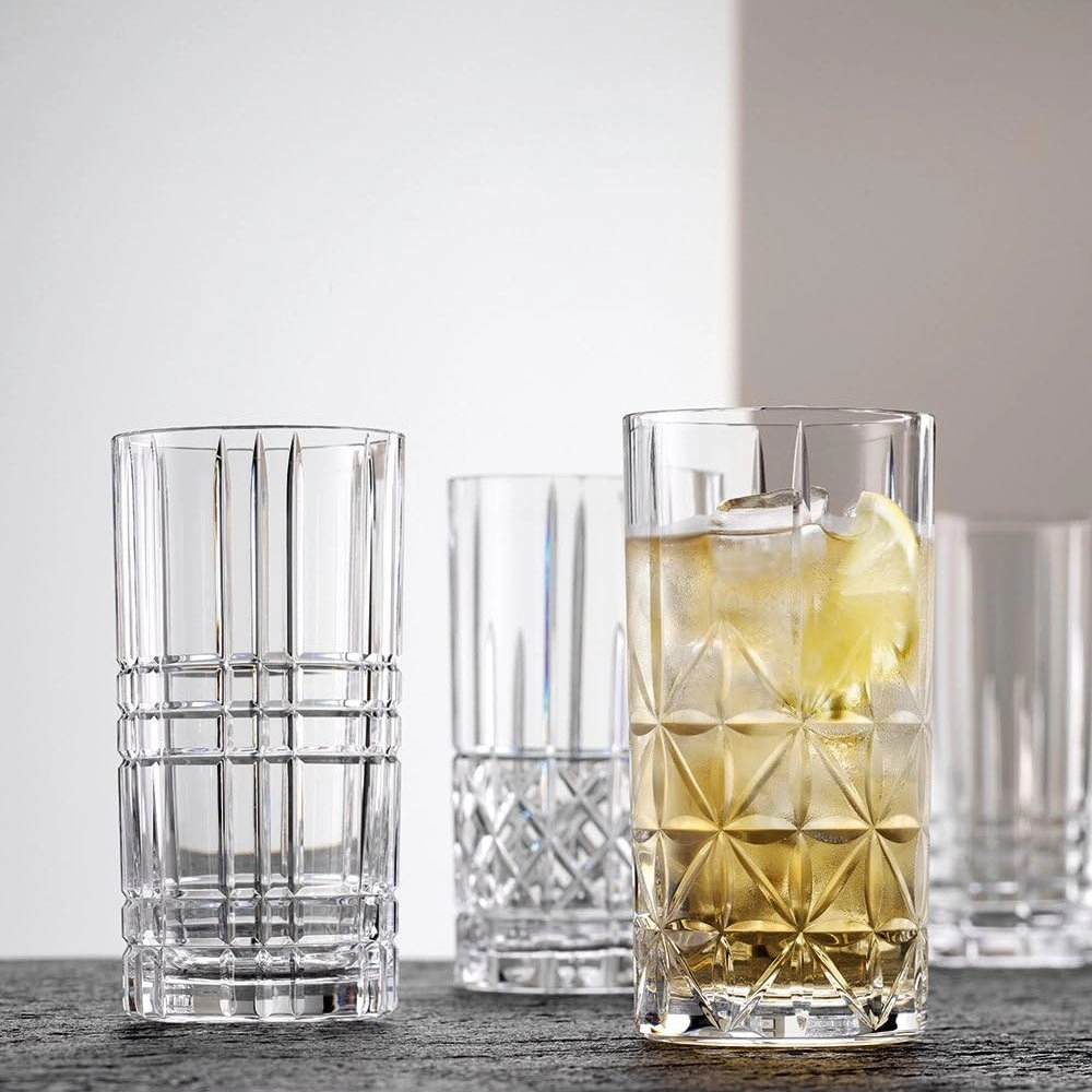 Jogo de Copos Long Drink Nachtmann Highland 445 Ml -  4 Peças
