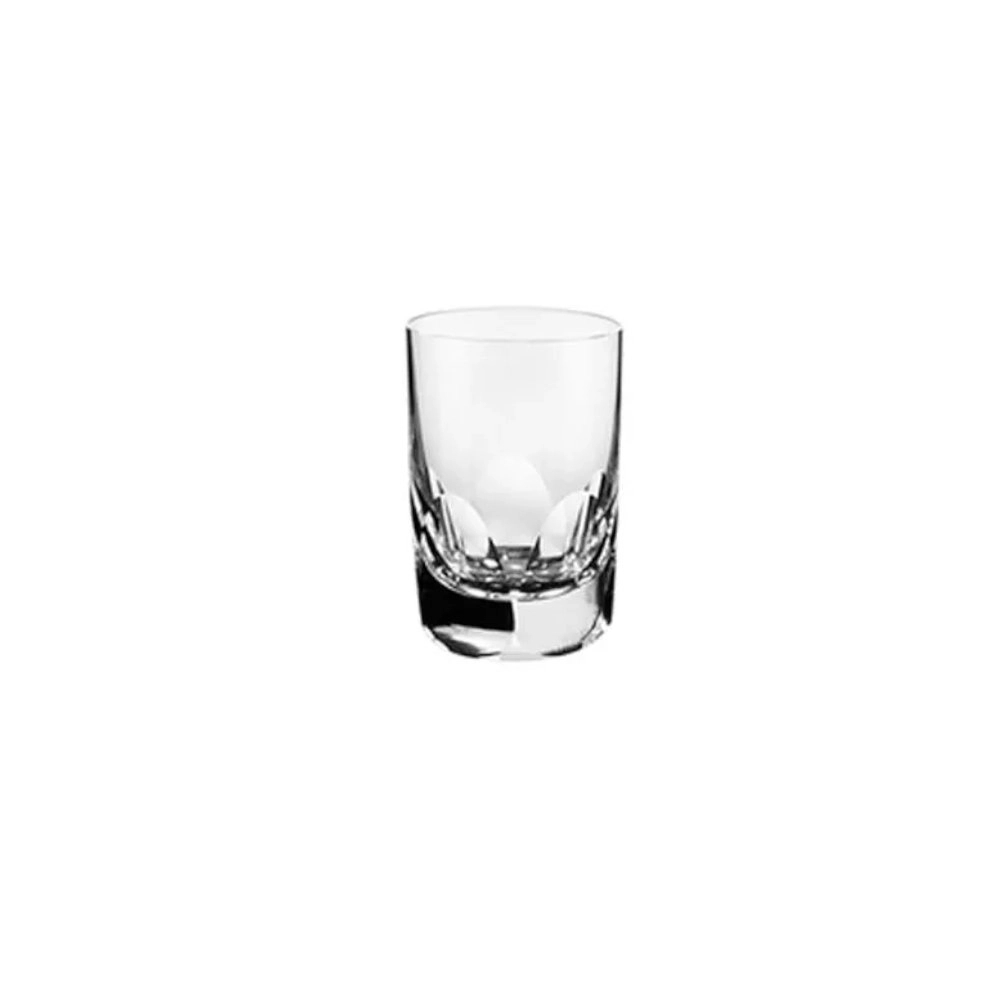 Jogo C/ 6 Copos Para Cachaca Em Cristal  Jurere Long Drink 55 Ml