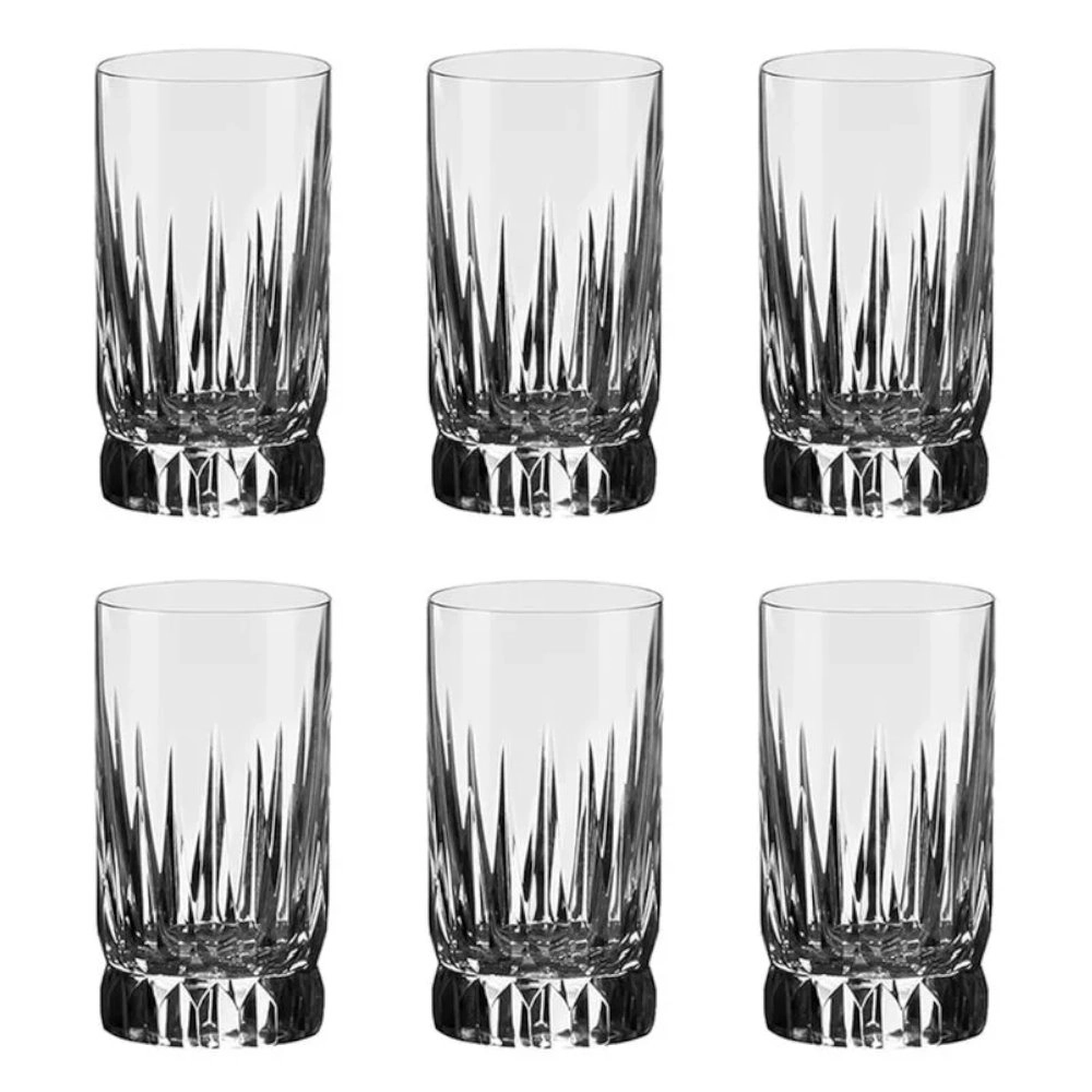 Jogo de Copos Para Água Strauss Diamond Diamante 225 Ml - 6 Peças