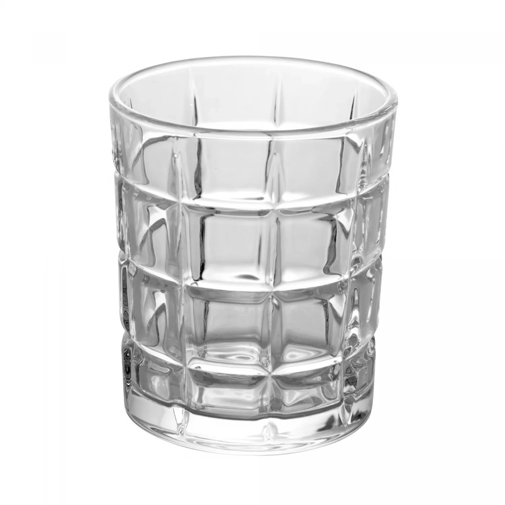 Jogo de Copos Para Whisky Bohemia Times Suqare 320 Ml - 6 Pecas