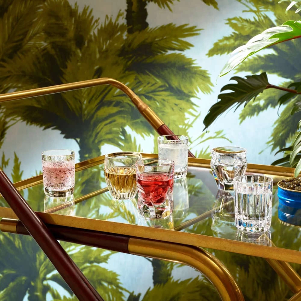Jogo de Copos Para Whisky Em Cristal Baccarat Arlequin
