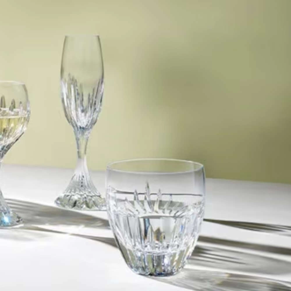 Jogo de Copos Para Whisky Em Cristal Baccarat Massena