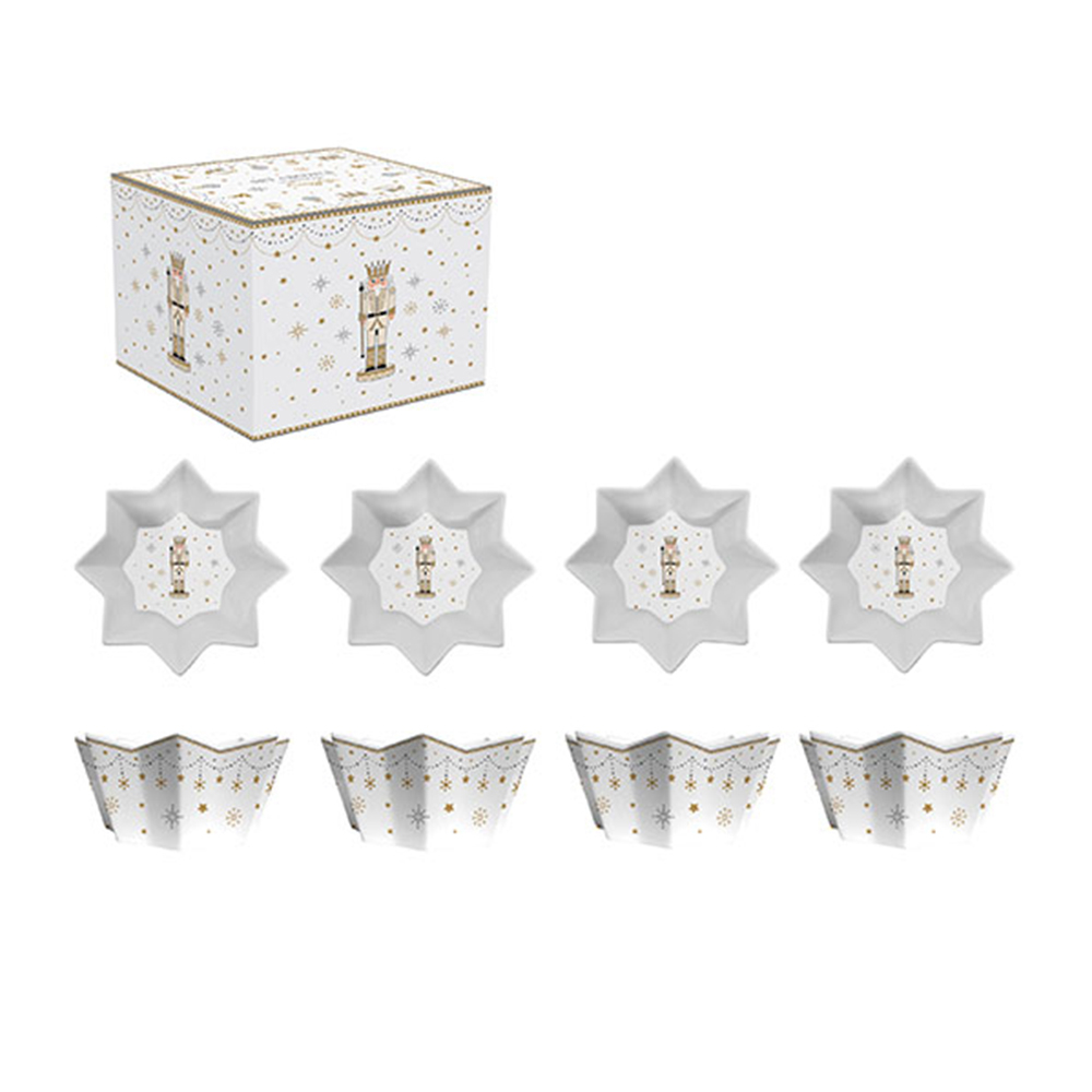 Jogo de Cumbucas Easy Life Royal Nutcrackers 10 Cm - 4 Peças Jogo de Cumbucas Easy Life Royal Nutcrackers 10 Cm - 4 Peças